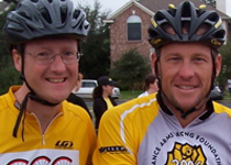 Scott Joy & Lance Armstrong at the 2006 Ride for the Roses